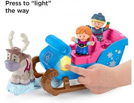 Disney GGV30 Frozen Kristoff's Sleigh by Little People Multi Color