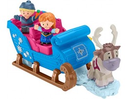 Disney GGV30 Frozen Kristoff's Sleigh by Little People Multi Color