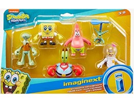 Fisher-Price Imaginext SpongeBob Figure 6 Pack for Kids 3 Years+ [ Exclusive]