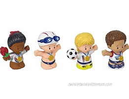 Fisher-Price Little People Collector Team USA Classic Figure Set 4 Athlete Figures in a giftable Package for Sports Fans Ages 1-101 Years