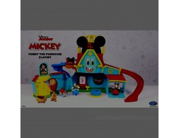 Just Play Disney Junior Mickey Mouse Funny The Funhouse 13 Piece Lights and Sounds Playset Includes Mickey Mouse Donald Duck and Bonus Pluto Figure Exclusive
