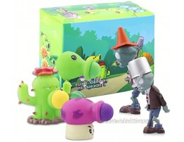 Maikerry 5 PCS Plants vs. Zombies 2 Series Toys Doll Characters Soft Vinyl Hard Plastic can Launch Figures,Great Gifts for Kids and Fans,Birthday and Christmas Party