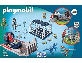 Playmobil Enemy Airboat with Raptor Building Set