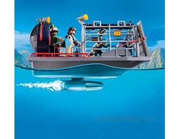 Playmobil Enemy Airboat with Raptor Building Set