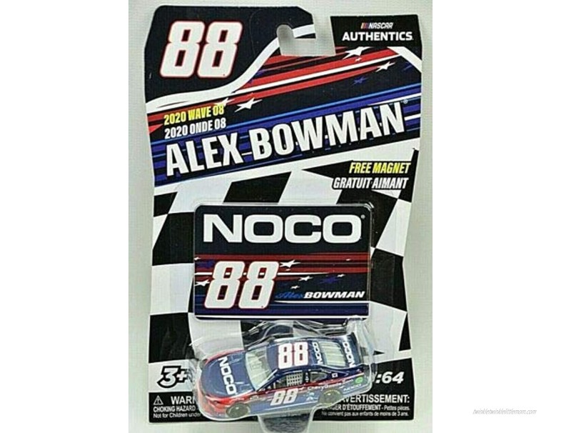 Alex Bowman #88 NOCO NASCAR Authentics 2020 Wave 8 1 64 Die-Cast New