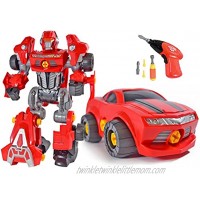 CoolToys Custom 3 in 1 Take-A-Part Robot Toy Playset – Includes Electric Play Drill Screwdriver and 42 Modification Pieces