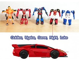 Hello CARBOT 2019 New Version Mini Night Transforming Robot Figure from Car Toy Micro Size
