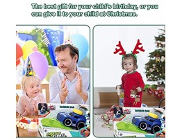 Olidik 2021 New Toy Car Baby Toys Boy Stoy Trucks Toys with Light and Sound ,Suitable for Events Such as Halloween and Christmas Blue