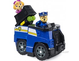 Paw Patrol Chase Split-Second 2-in-1 Transforming Police Cruiser Vehicle with 2 Collectible Figures