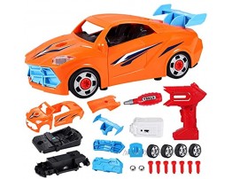 Take Apart Racing Car Toys | Converts to Remote Control Car | Build Your Own Engine Toy Car with Construction Tools Set | Toy Car Repair with Sounds & Lights | Kids Gift Toys for Boys 3 4 5 Years Old
